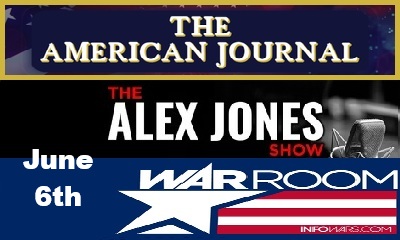Info War Shows for Friday June 6th.